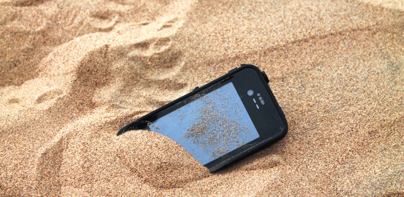 مقاومت گوشی موبایل در برابر گرد و غبار