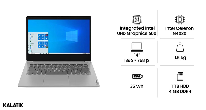  لپ تاپ لنوو IdeaPad 3-14IGL05