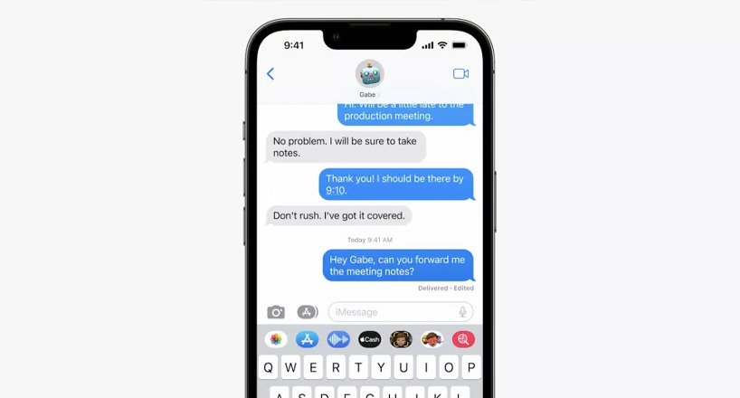 Messages در iOS 16