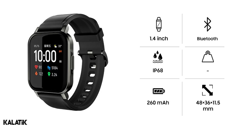 خرید و قسنا ساعت هوشمند شیائومی مدل Haylou Smart Watch 2 LS02
