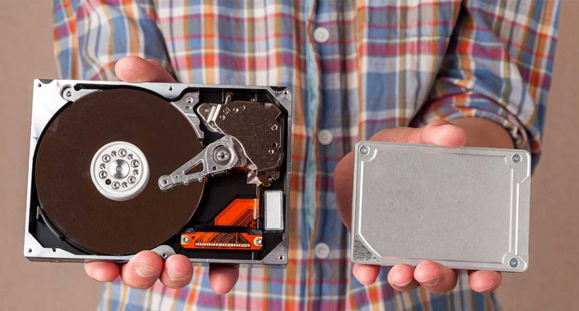 مقایسه سرعت درایو HDD نسبت به SSD