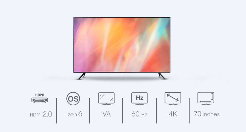 خرید تلویزیون 70 اینچ سامسونگ مدل 70AU7000