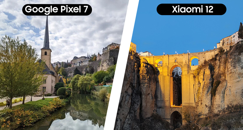 مقایسه دوربین Xiaomi 12 و Pixel 7