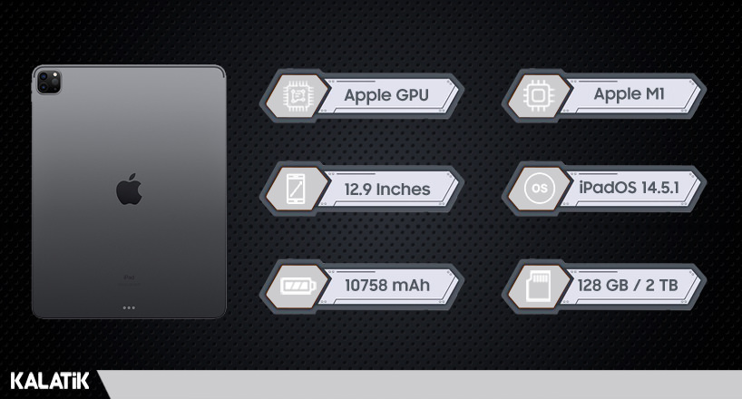 قیمت تبلت اپل مدل ipad pro m1