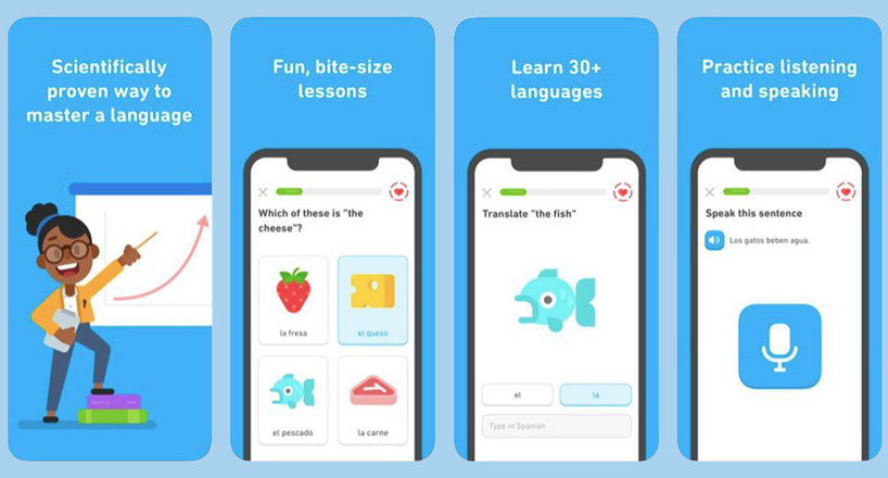 برنامه آموزش زبان روسی Duolingo