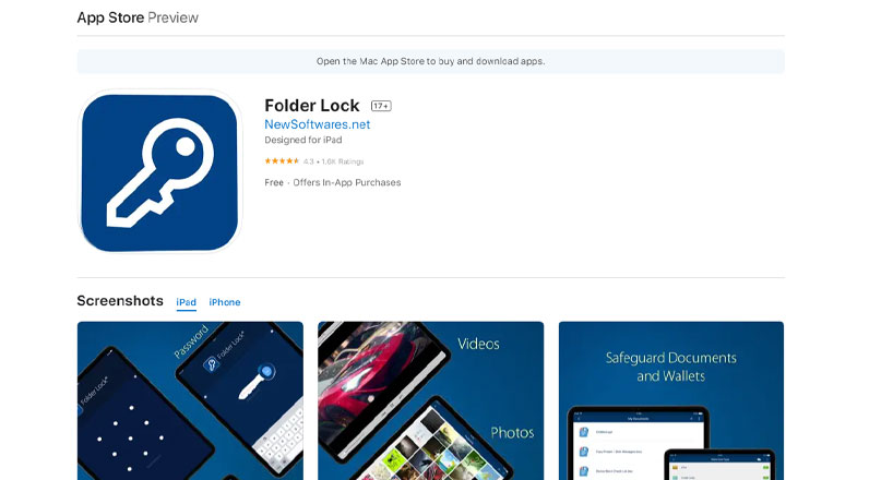 نرم افزار folder luck برای رمز گذاشتن برنامه های ایفون