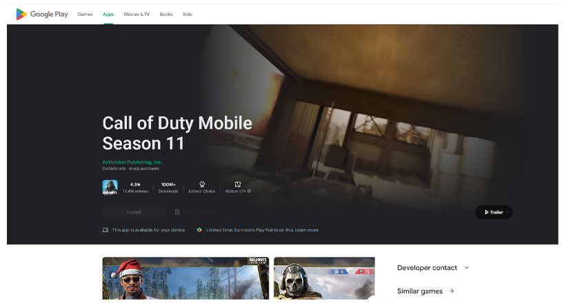 بازی اندرویدی call of duty mobile