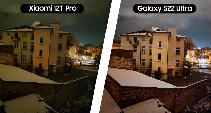 دوربین Xiaomi 12T Pro با Samsung Galaxy S22 Ultra