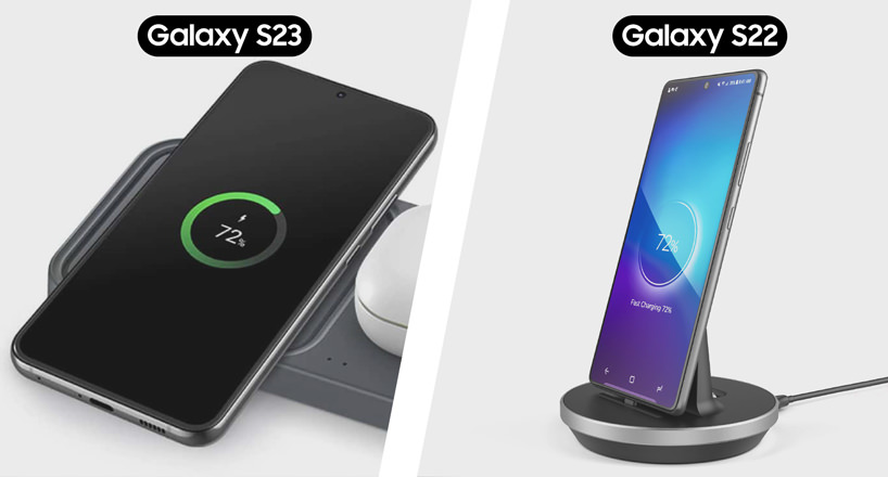 مقایسه باتری و شارژ Galaxy S23 و Galaxy S22