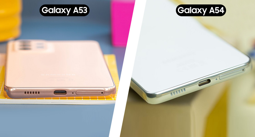درگاه شارژ Samsung Galaxy A54 و Samsung Galaxy A53