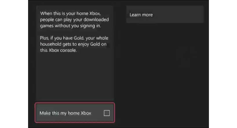 ایکس باکس دوم را به عنوان کنسول Home تنظیم کنید