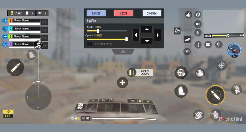 شخصی سازی کلیدهای بازی Call of Duty Mobile