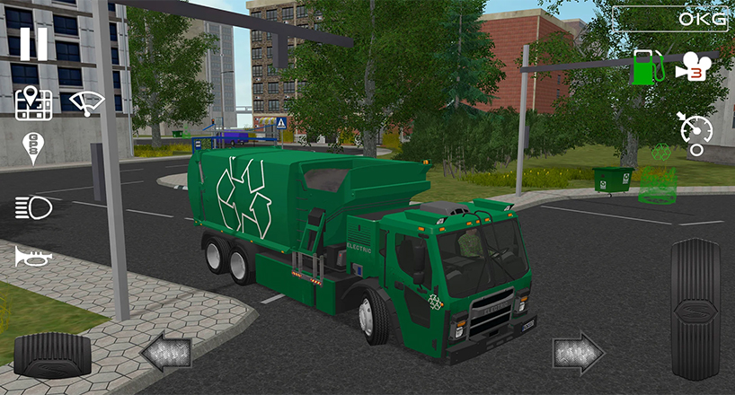 بازی ماشین سواری Trash Truck Simulator