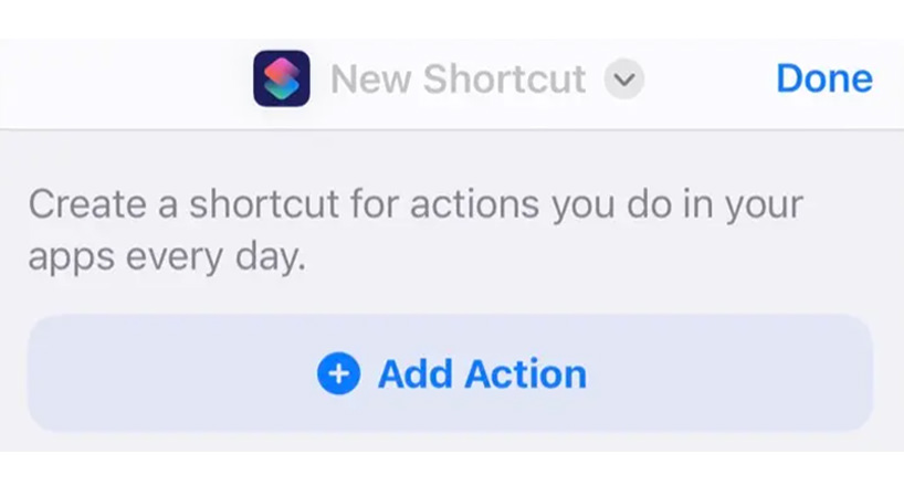 انتخاب دکمه Add Action 
