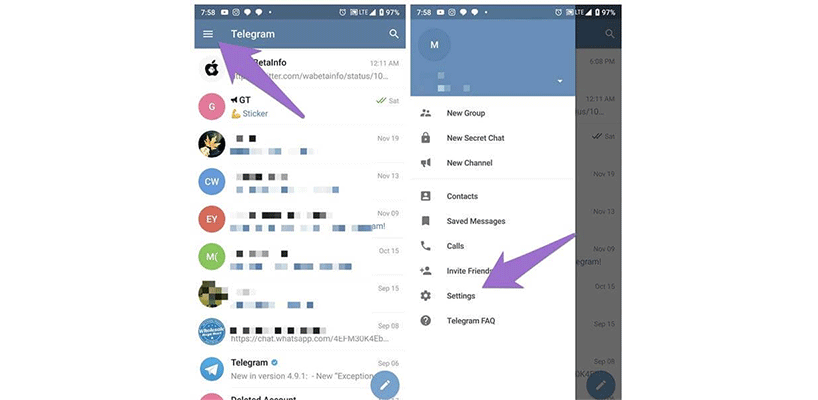 لینک بسته استیکرها را در تلگرام کپی کنید