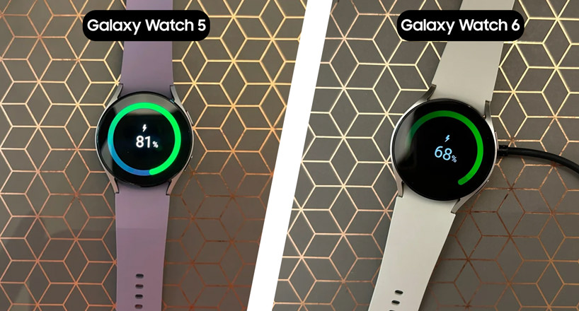 مقایسه باتری Galaxy Watch 6 با Galaxy Watch 5 سامسونگ