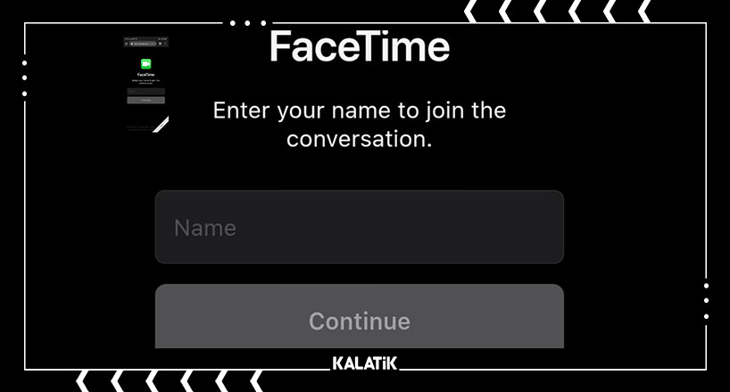نحوه پیوستن به تماس FaceTime از گوشی اندرویدی