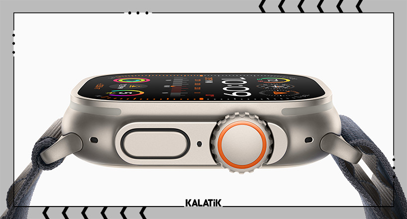 طراحی و صفحه نمایش ساعت هوشمند اپل واچ اولترا 2