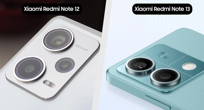 مقایسه دوربین گوشی موبایل Redmi Note 13 5G شیائومی با  Redmi Note 12 5G