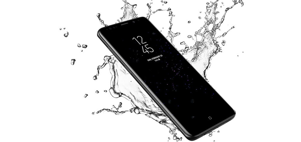 گلکسی S9 پلاس مقاوم در برابر آب و گرد و خاک