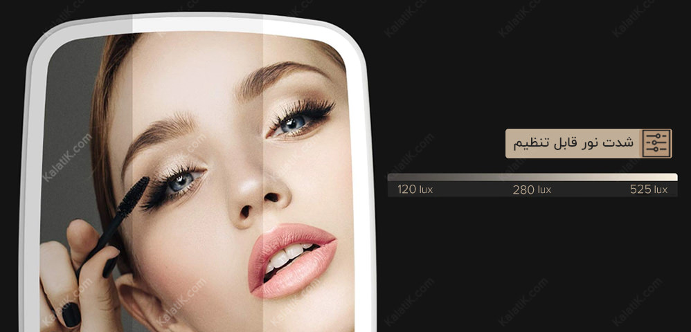 عملکرد آینه آرایشی شیائومی Jurdan & Judy مدل NV505