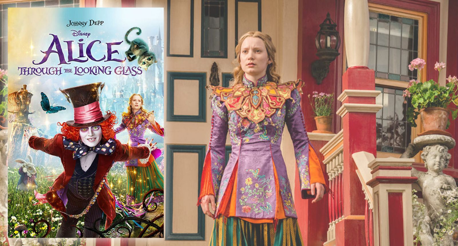 فیلم alice through the looking glass