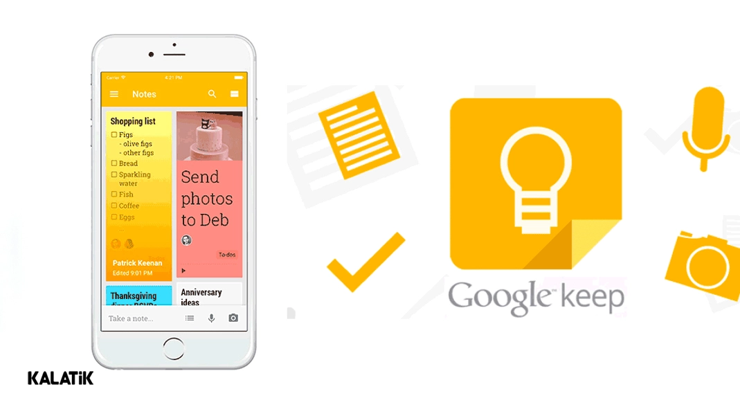 بهترین اپلیکیشن یادداشت گوگل کیپ