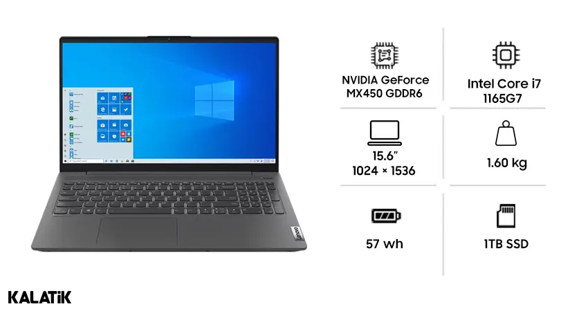 لپ تاپ لنوو مدل IdeaPad 5-15ITL05