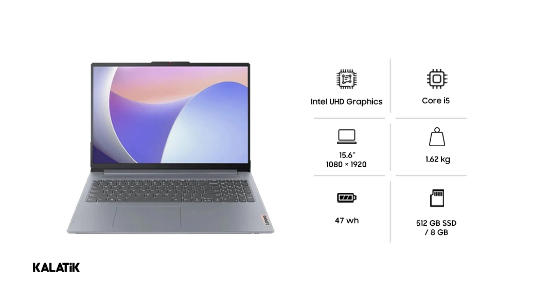 بهترین لپ تاپ لنوو مدل IdeaPad Slim 3-15IRH8