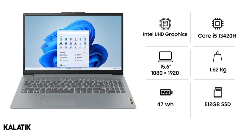لپ تاپ لنوو مدل IdeaPad Slim 3