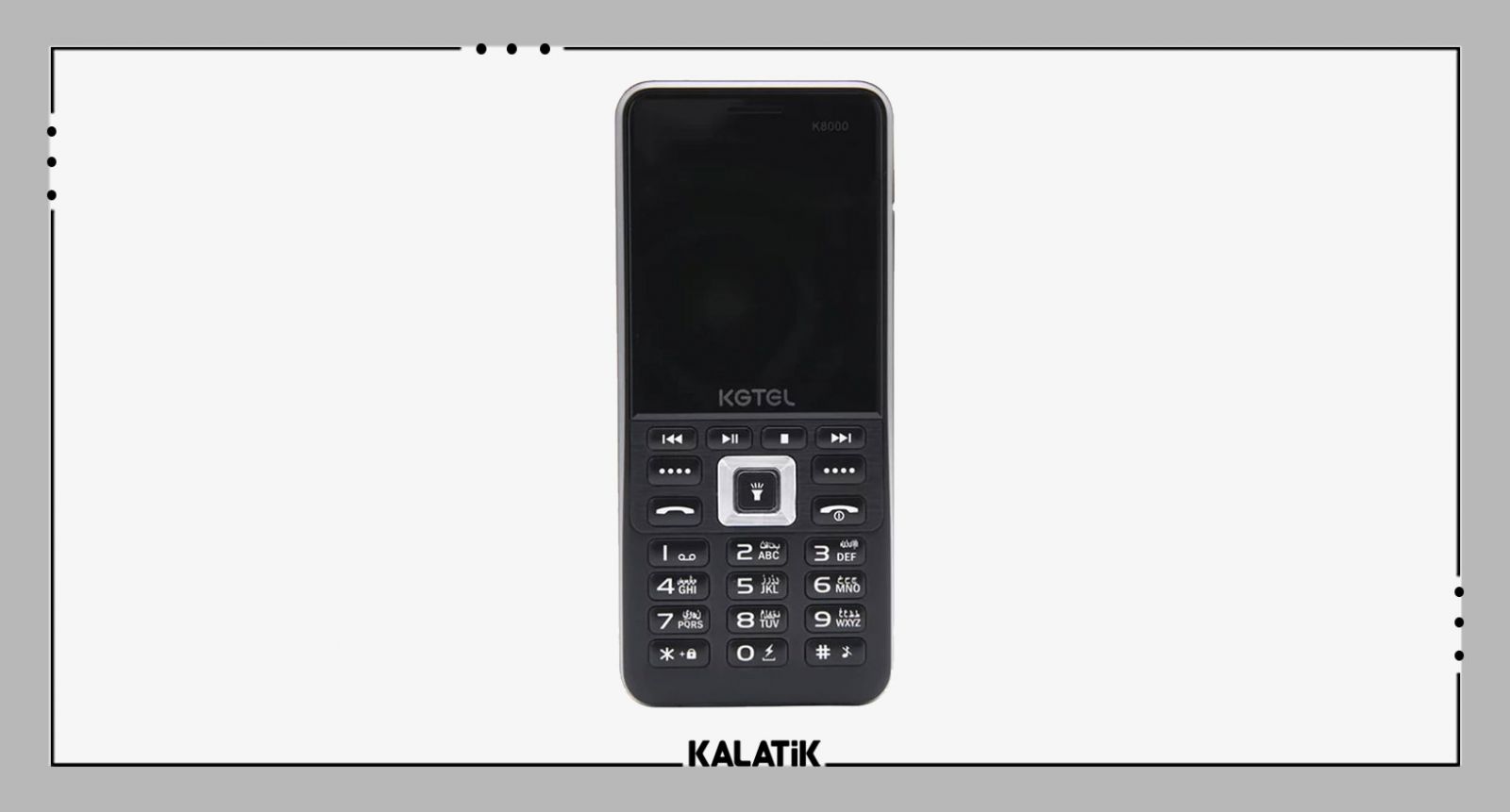 گوشی موبایل کاجیتل مدل K8000