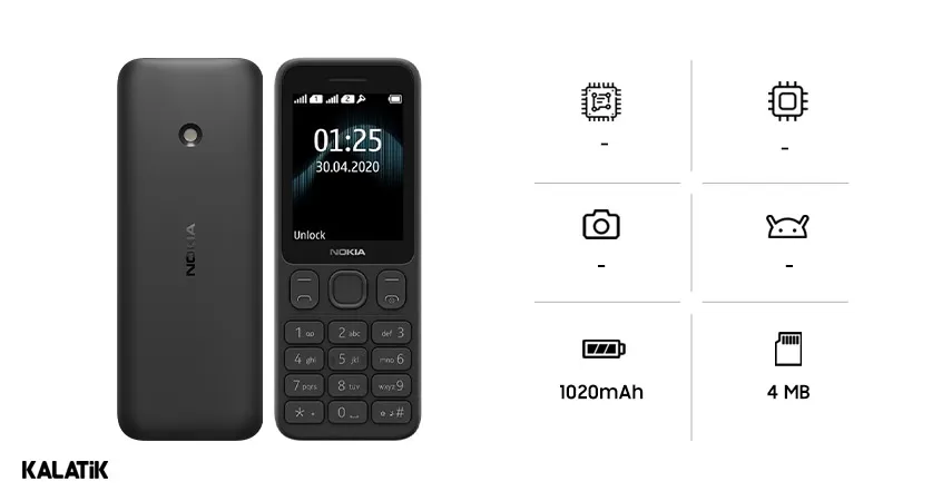 مشخصات گوشی موبایل نوکیا مدل Nokia 125 