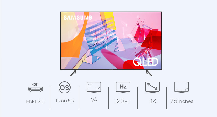 تلویزیون سامسونگ Q60T مدل 75 اینچ