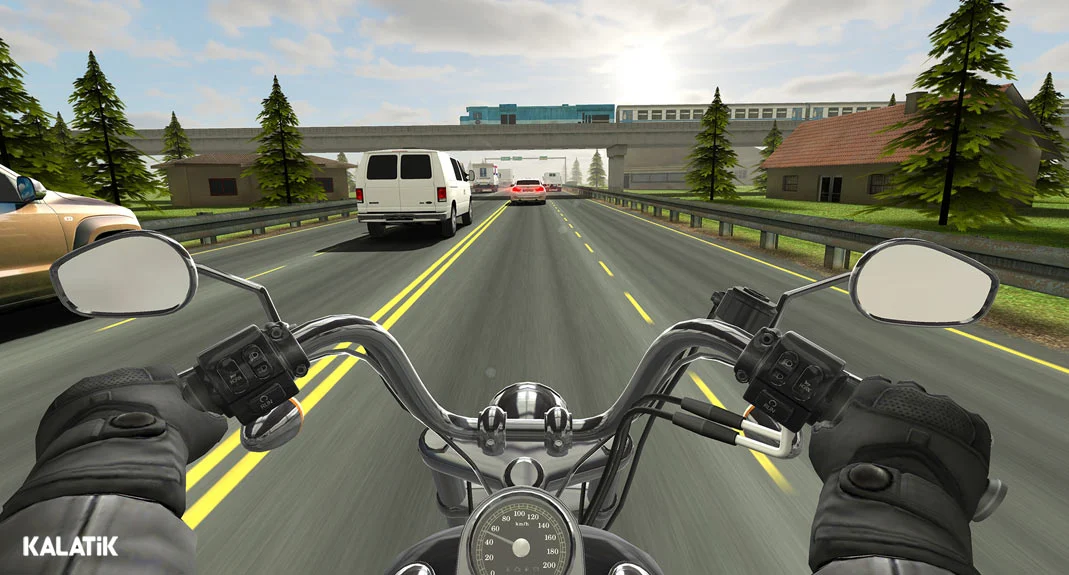  بازی  موتور بازی Traffic Rider