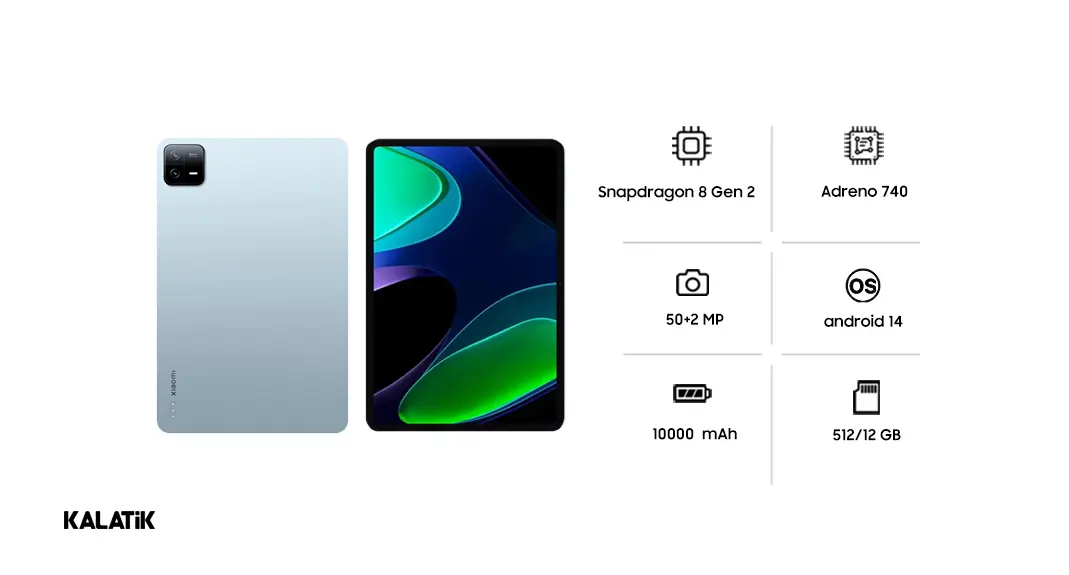 تبلت شیائومی مدل Xiaomi Pad 6S Pro 