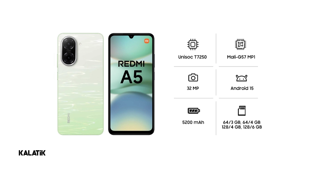 گوشی Xiaomi Redmi A5 4G