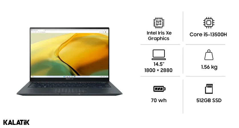 لپ تاپ Zenbook 14X OLED Q410VA