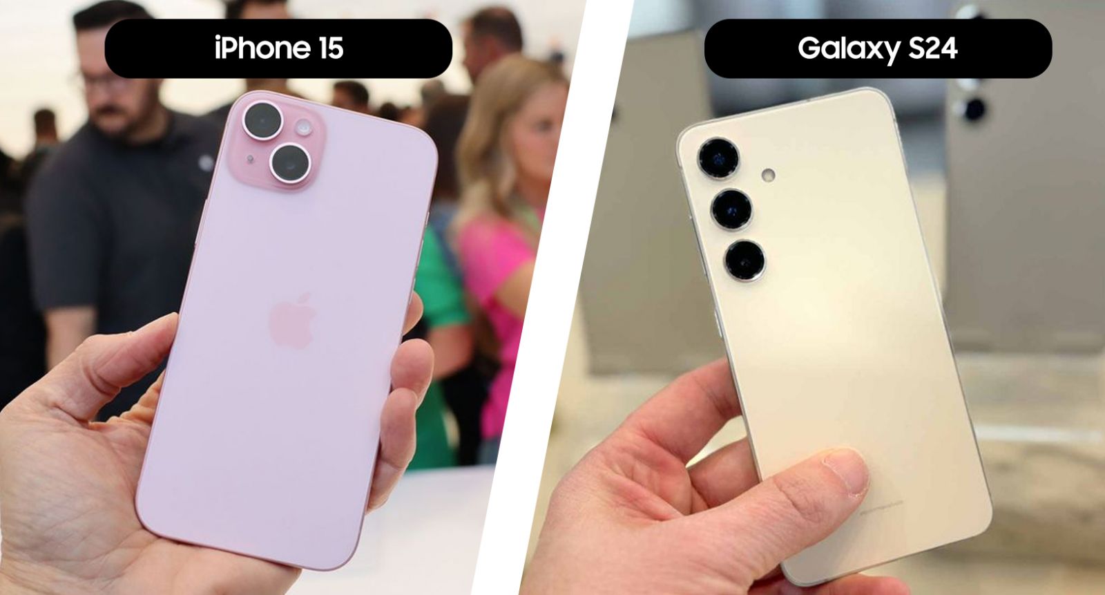 apple iphone 15 vs samsung galaxy s24