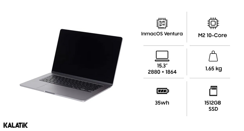 لپ تاپ 15.3 اینچی اپل مدل MacBook Air 2023