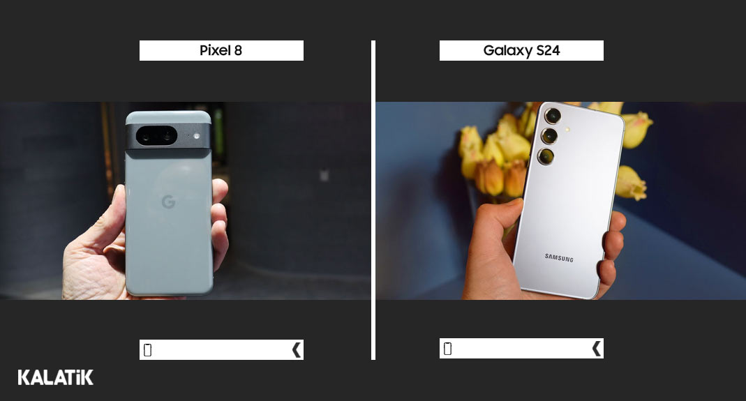 مقایسه پیکسل 8 با اس 24