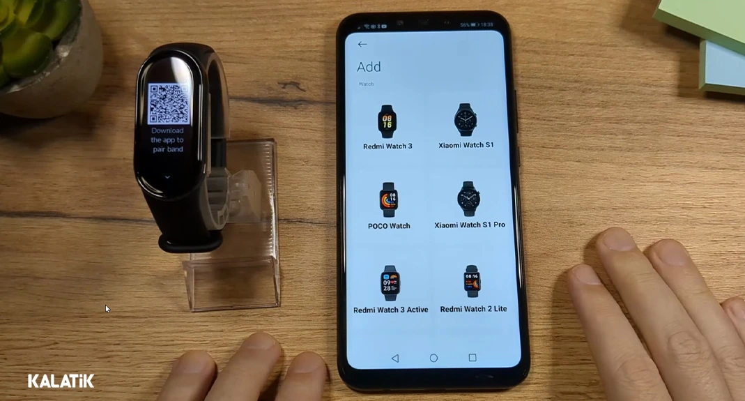 لیست مدل ساعت شیائومی در برنامه