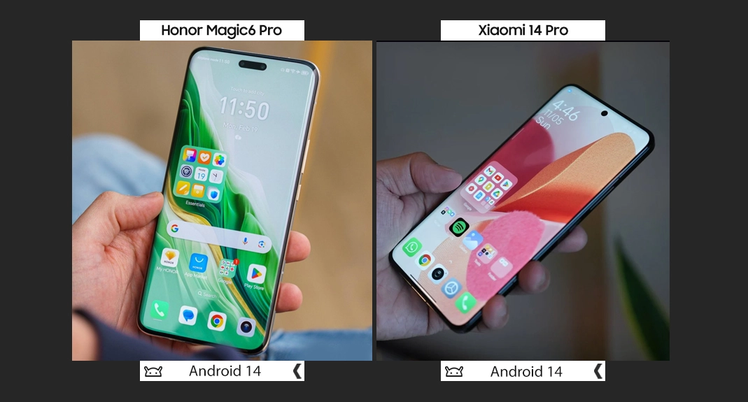نرم افزار شیائومی 14 پرو و آنر 6 پرو
