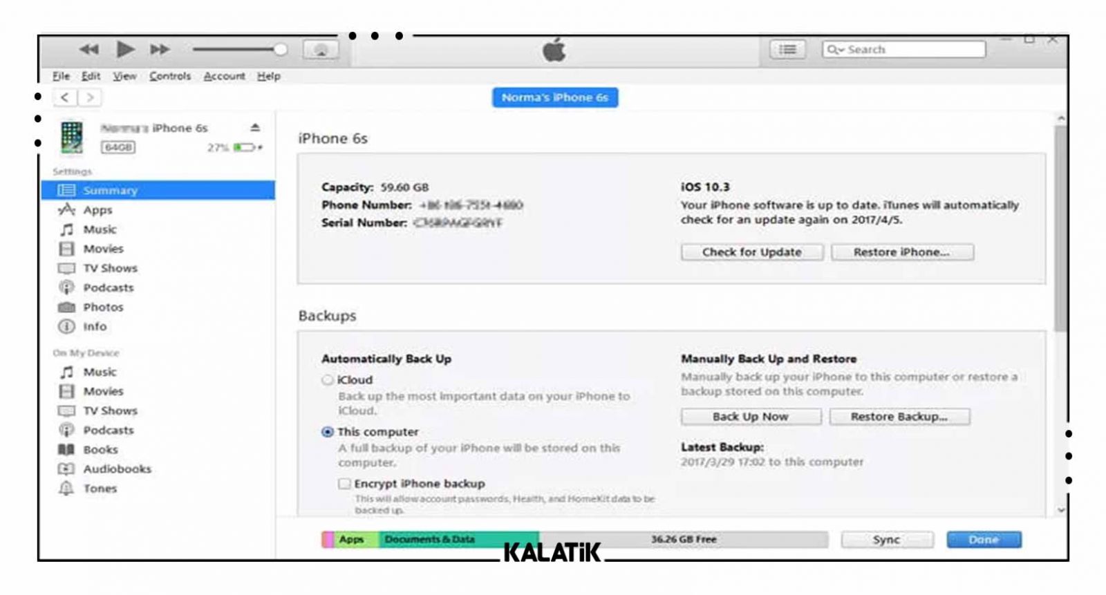 فلش کردن آیفون با iTunes