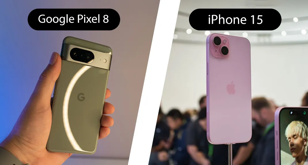 iphone 15 vs pixel 8