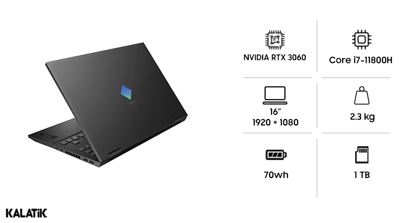 لپ تاپ 16 اینچی اچ پی مدل OMEN 16-b0003nia-ZA