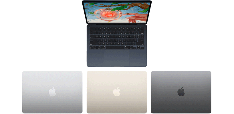 طراحی لپ تاپ اپل مدل MacBook Air MLY33 2022