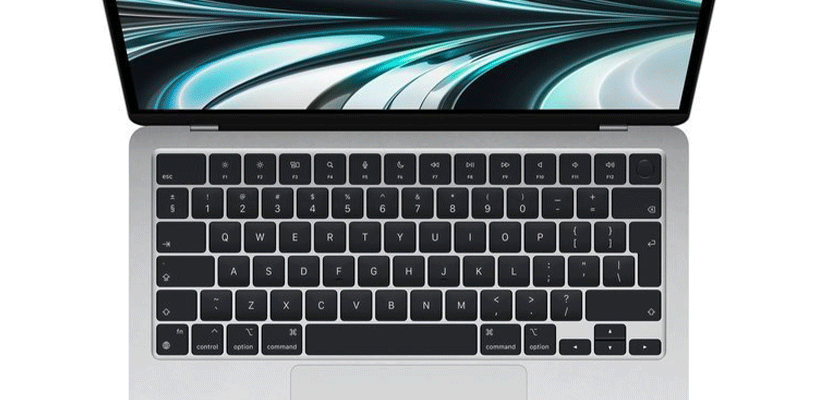 کیبورد و ترک پد لپ تاپ اپل مدل MacBook Air MLY33 2022