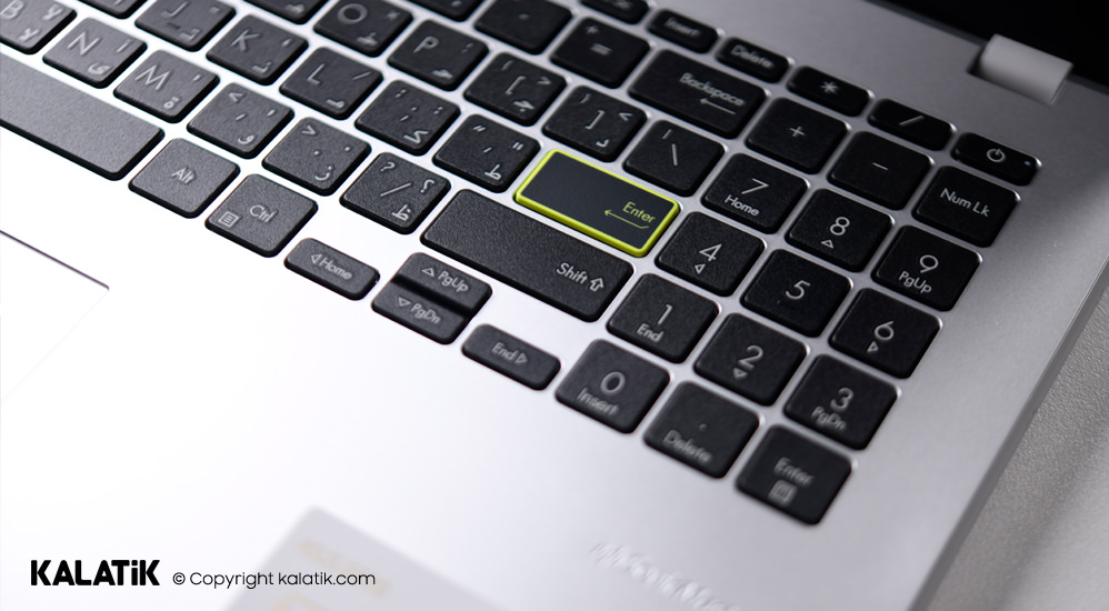 ساختار چیکلتی کیبورد لپ تاپ e510ma