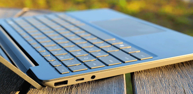 اتصالات لپ تاپ 12.4 اینچی مایکروسافت مدل surface laptop go 1035G1