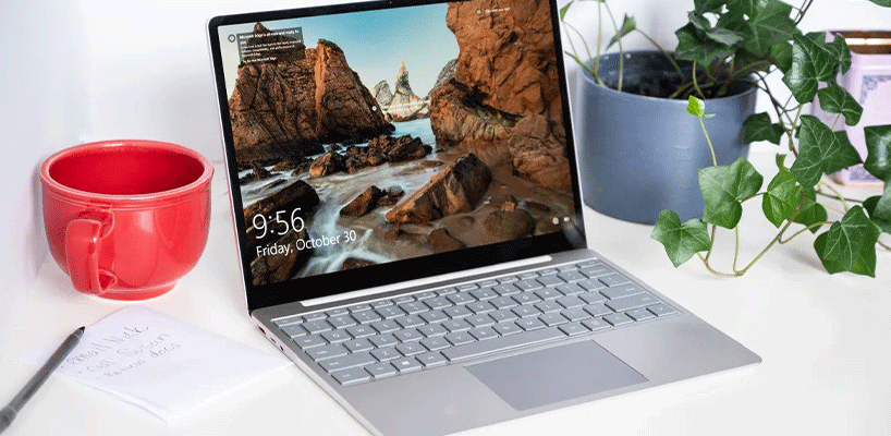 سخت افزار لپ تاپ 12.4 اینچی مایکروسافت مدل surface laptop go 1035G1